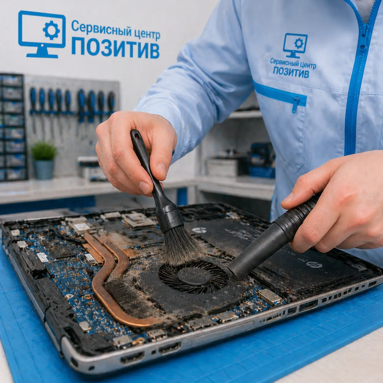 чистка ноутбука HP в Сертолово