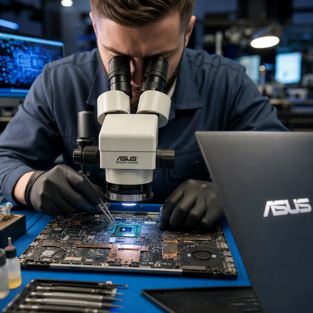 Замена видеокарты ноутбука Asus в Сертолово