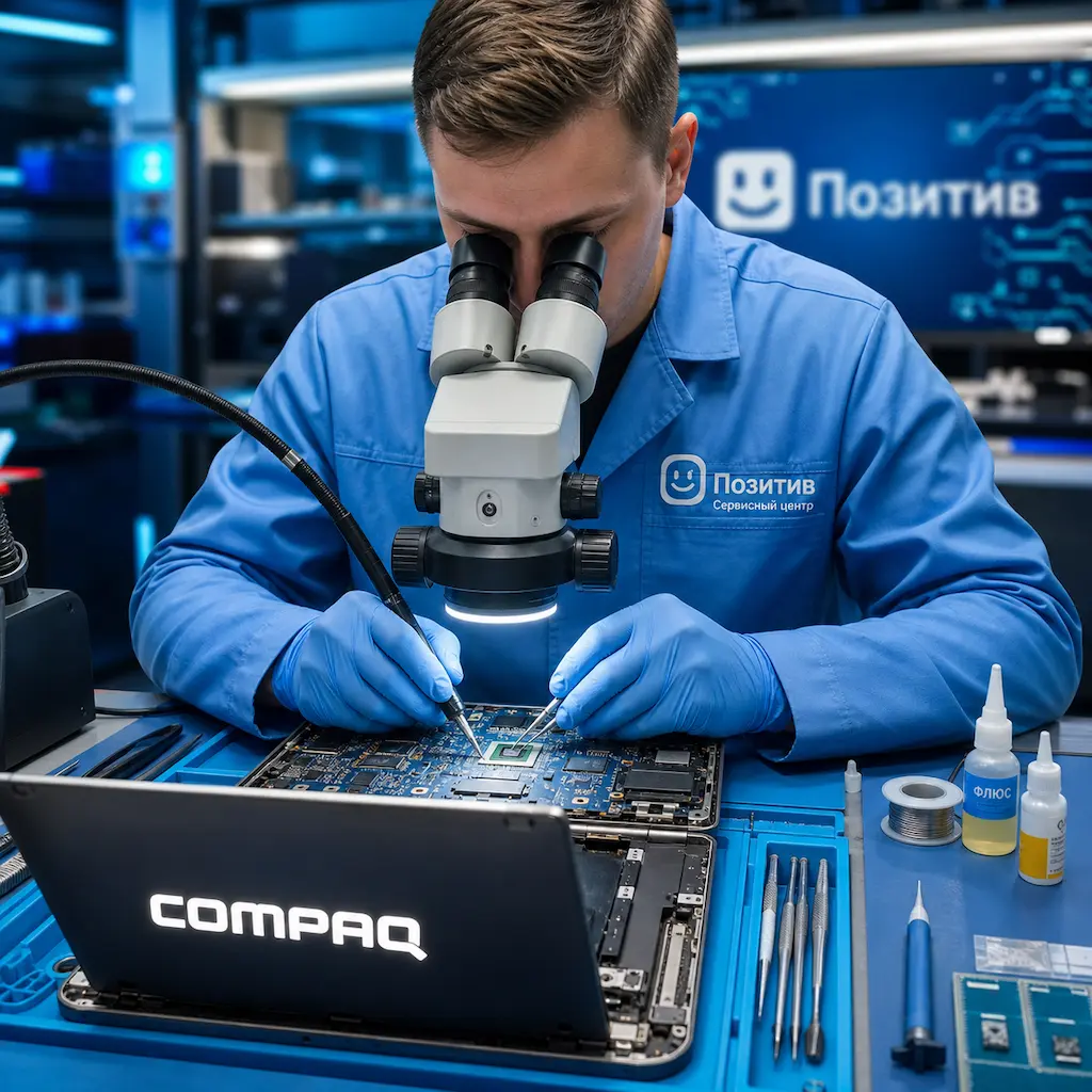 Замена видеокарты ноутбука Compaq в Сертолово