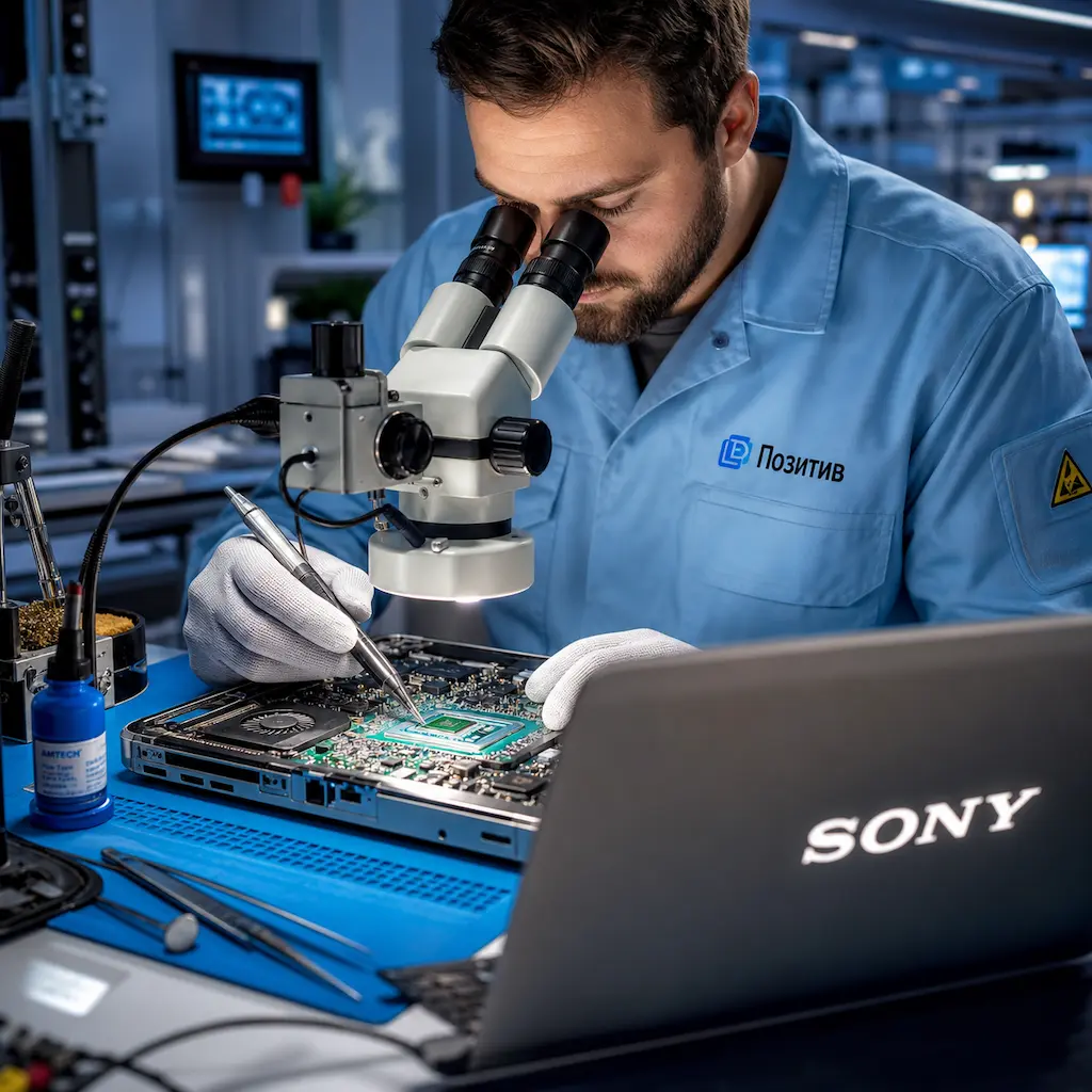 Замена видеокарты ноутбука Sony в Сертолово