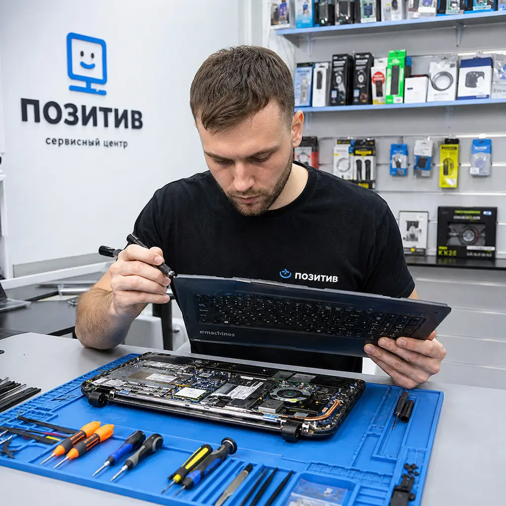 заменить клавиатуру на ноутбуке Emachines в Сертолово