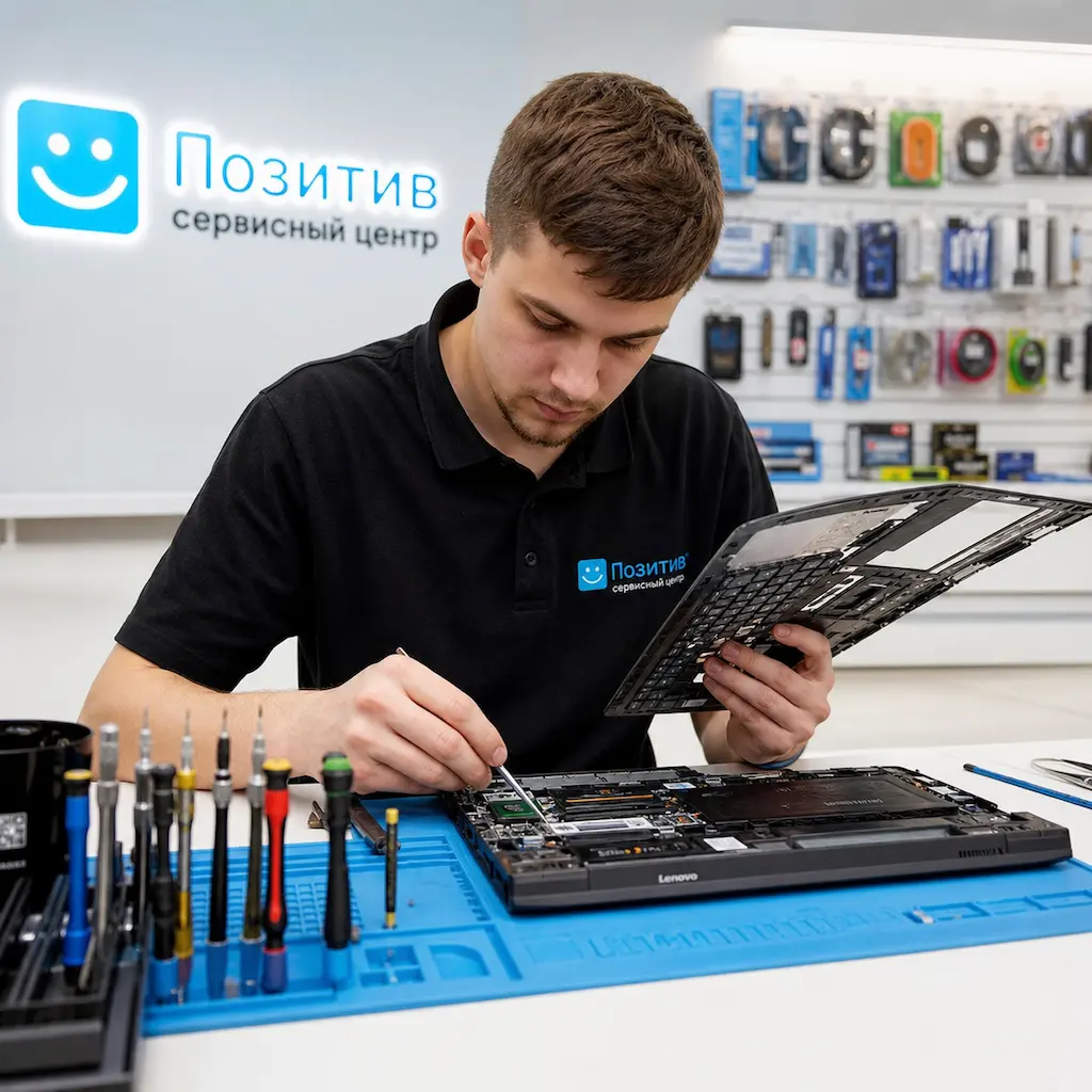 заменить клавиатуру на ноутбуке Lenovo в Сертолово
