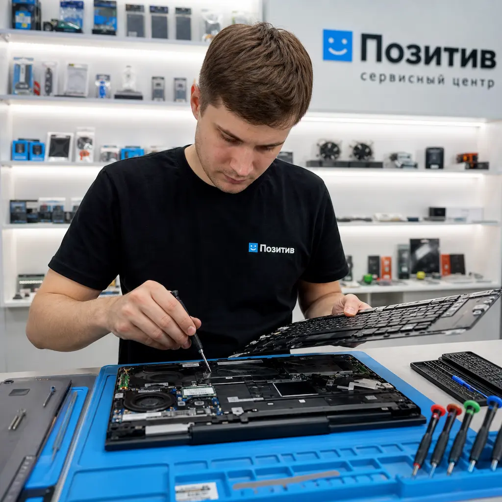 заменить клавиатуру на ноутбуке Samsung в Сертолово