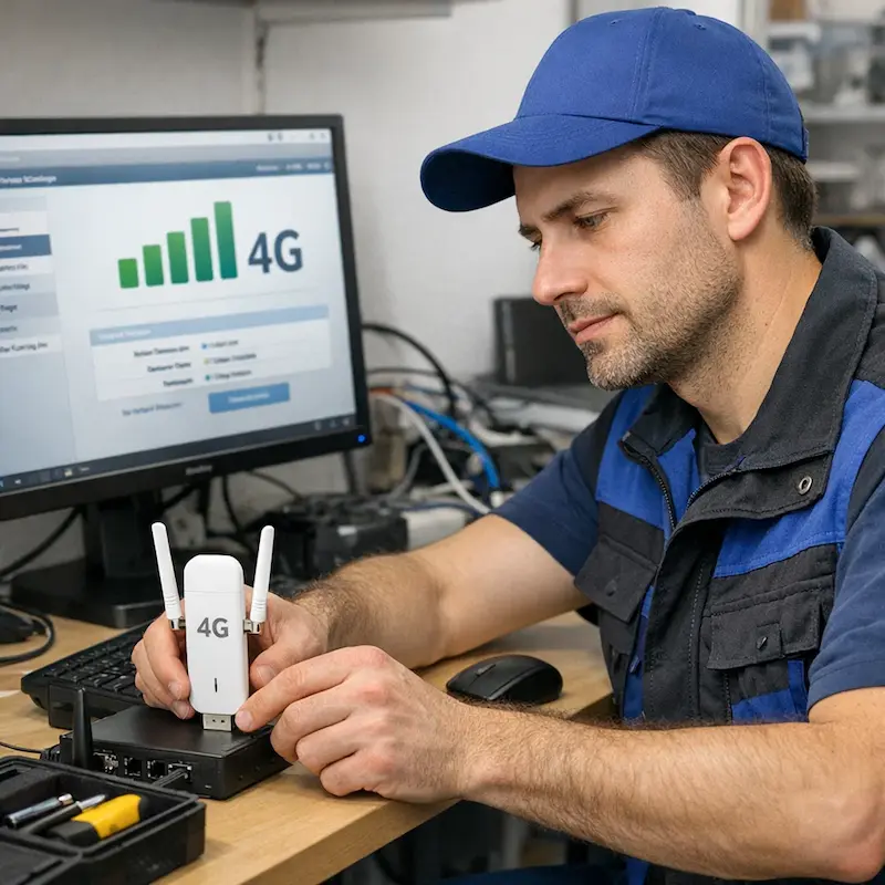 Настройка LTE модема в Сертолово