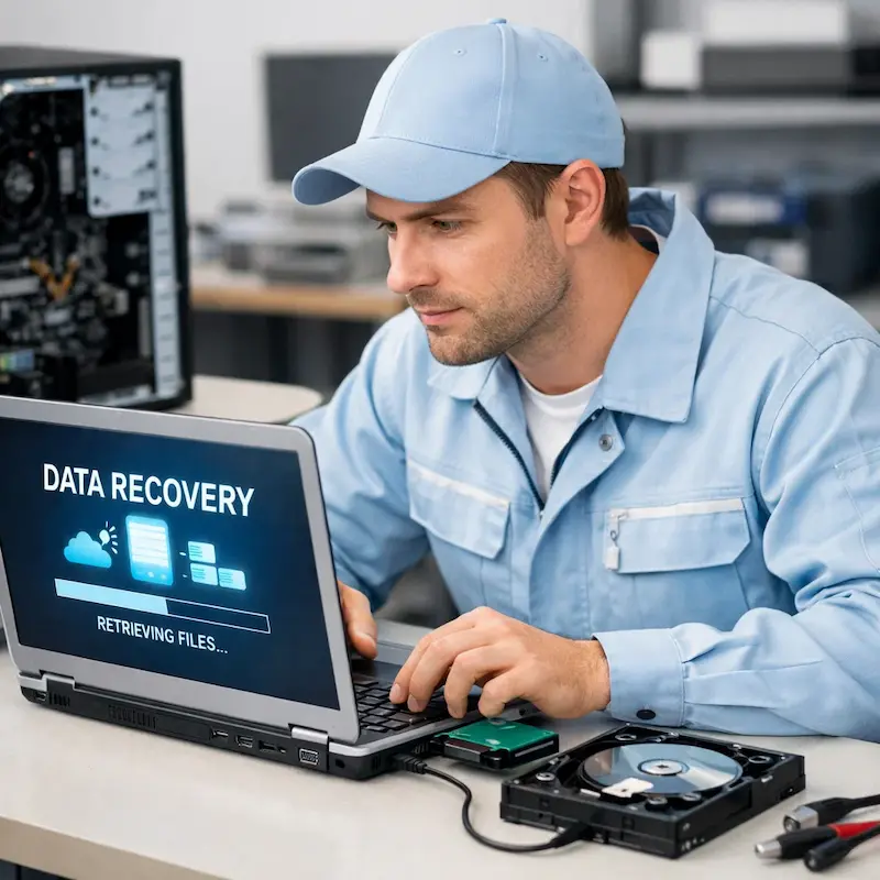 Восстановление данных и файлов в Сертолово