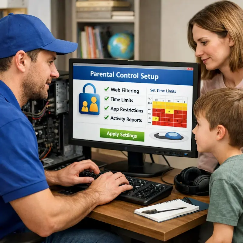 установка родительского контроля в Сертолово