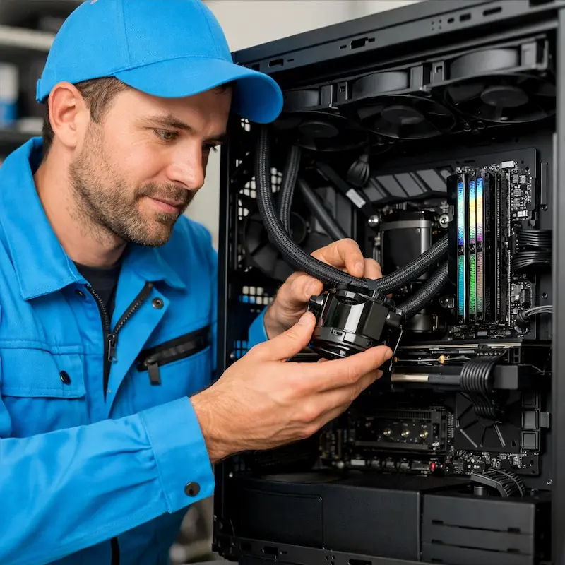 Установка СЖО на ПК в Сертолово