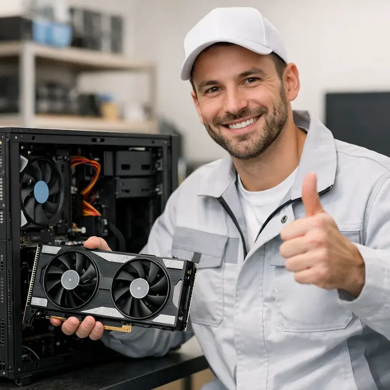 установка видеокарты на ПК в Сертолово