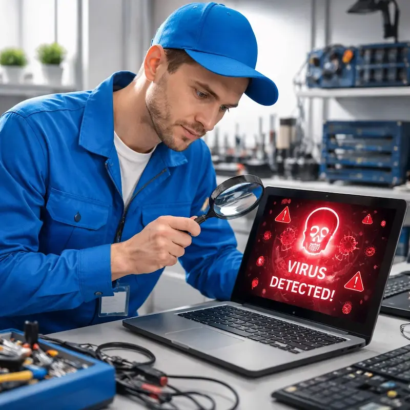 Поиск компьютерных вирусов в Сертолово